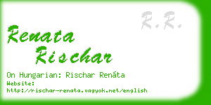 renata rischar business card